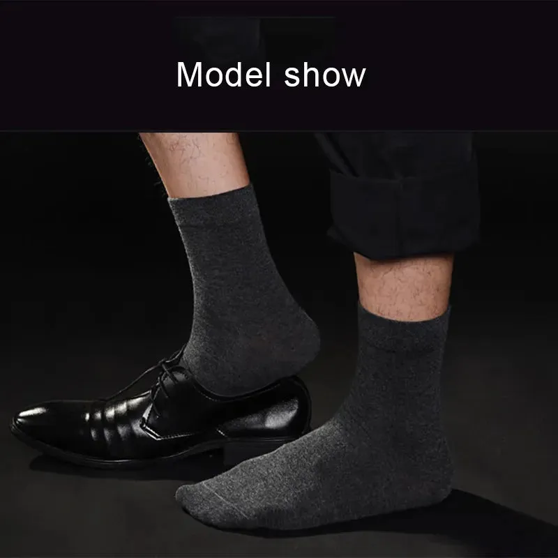 10 Pairs/Lot High Quality Men&#39;S Cotton Socks Black Business Socks Breathable 2021 New Autumn Win