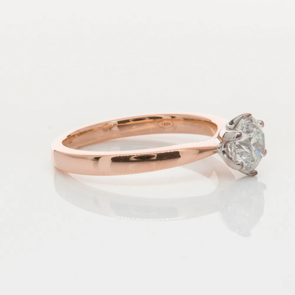 18ct Rose Gold 1.00ct Diamond Nova Ring