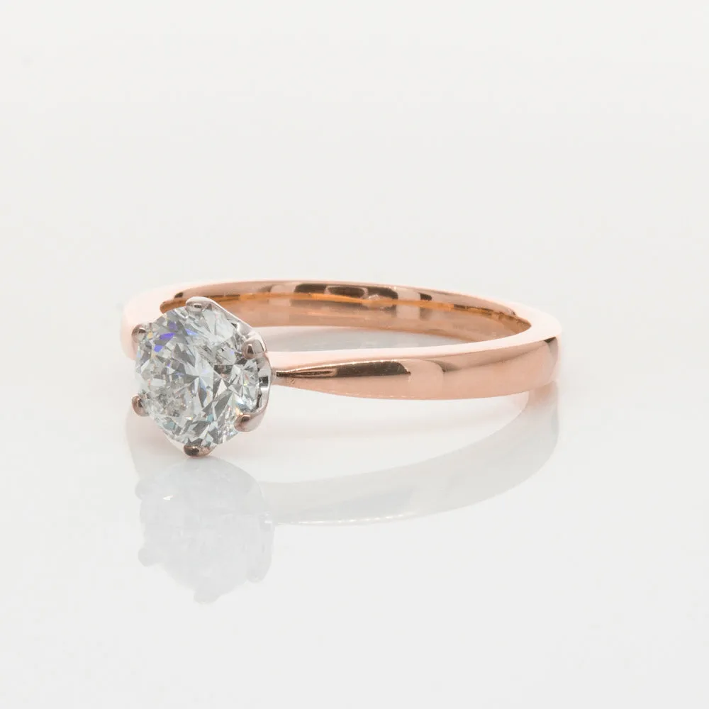 18ct Rose Gold 1.00ct Diamond Nova Ring