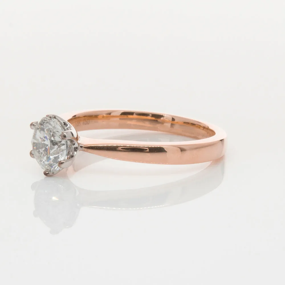 18ct Rose Gold 1.00ct Diamond Nova Ring