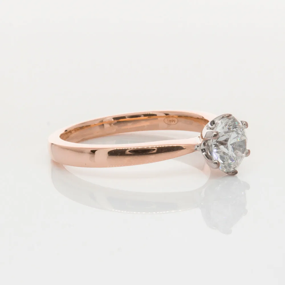 18ct Rose Gold 1.00ct Diamond Nova Ring