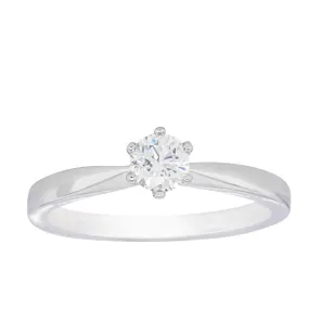 18ct White Gold .31ct Diamond Nova Ring