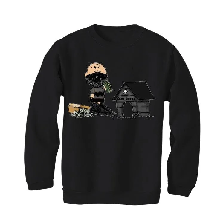 Air Jordan 4 Black Cat "2020" Black T-Shirt (Trap House)