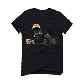 Air Jordan 4 Black Cat "2020" Black T-Shirt (Trap House)