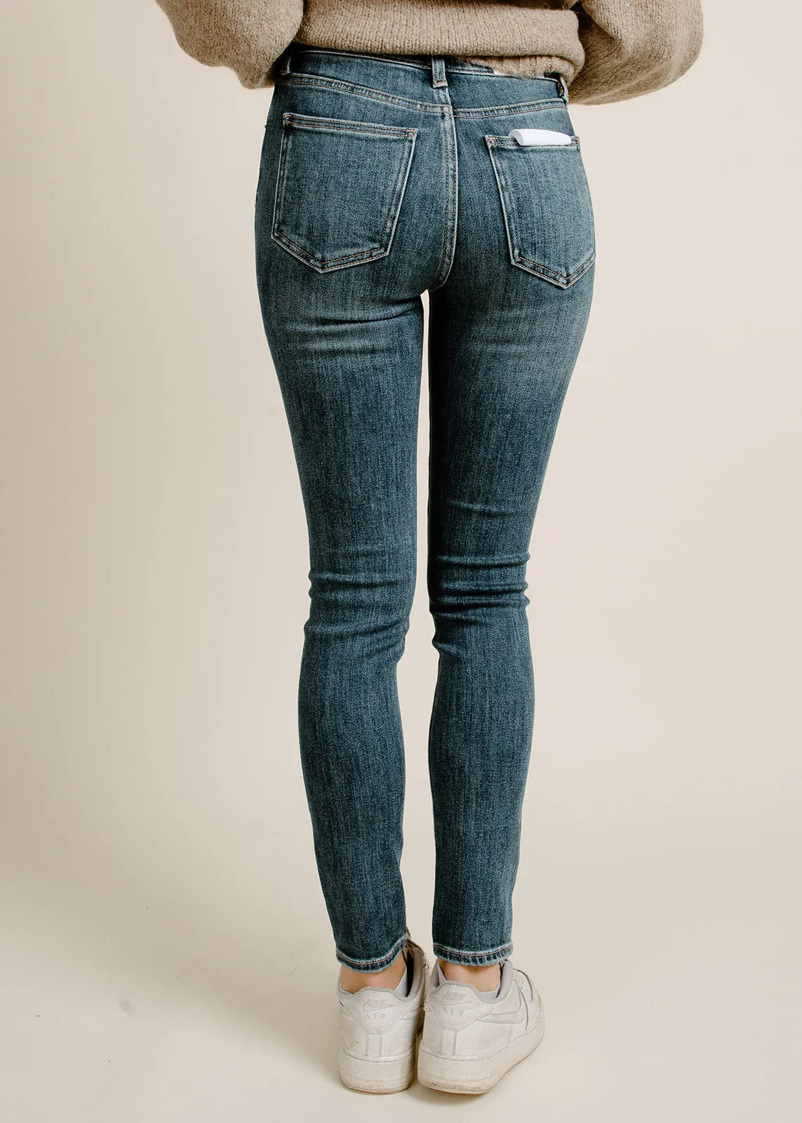 ALINE HIGH RISE SKINNY - PLAZA DISTRESSED