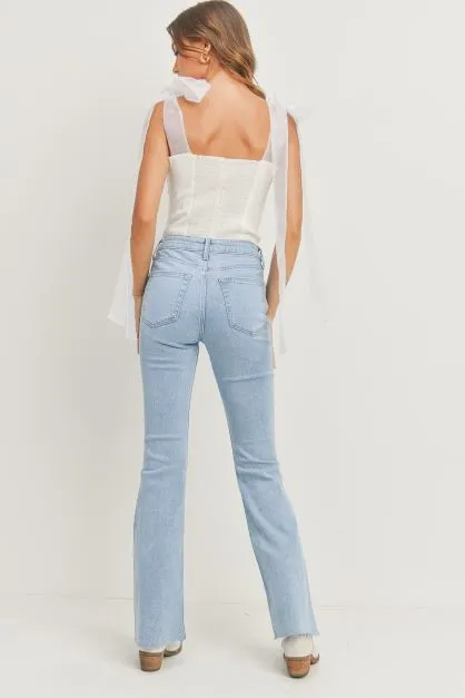 Amelia Flare Jeans Light Denim