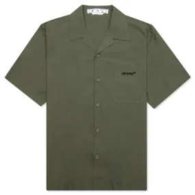 Arrow Outline Pajama S/S Shirt - Army Green