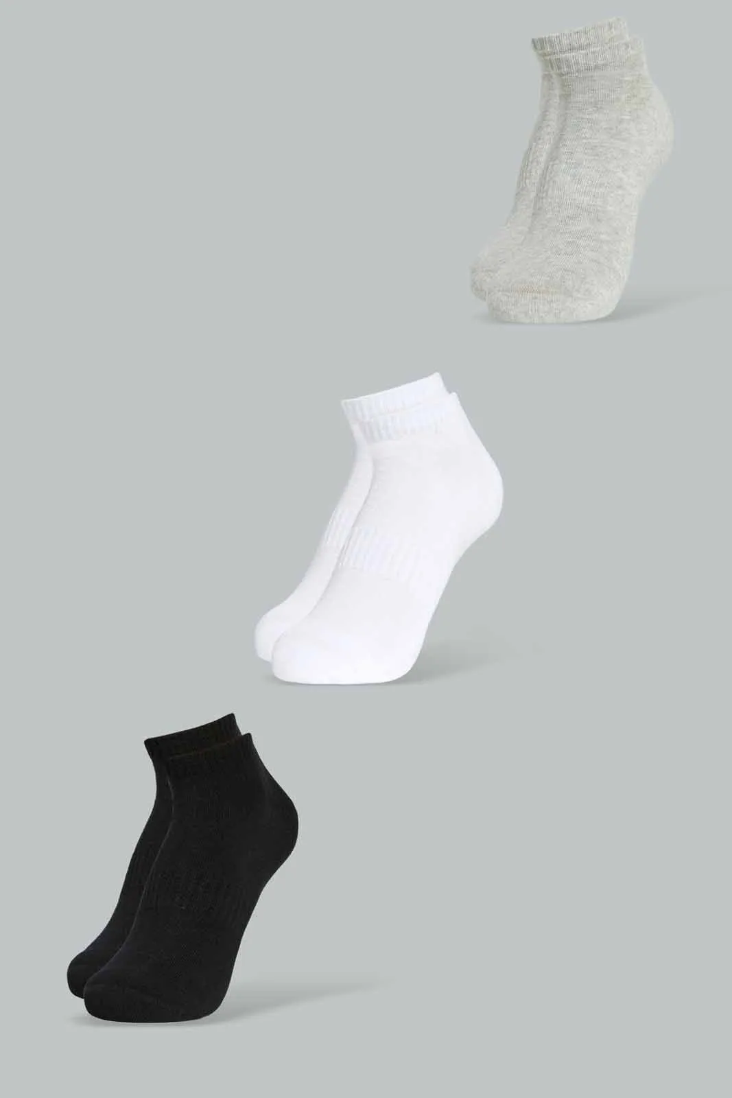 Assorted Ankle Sock For Men (Pack of 3)