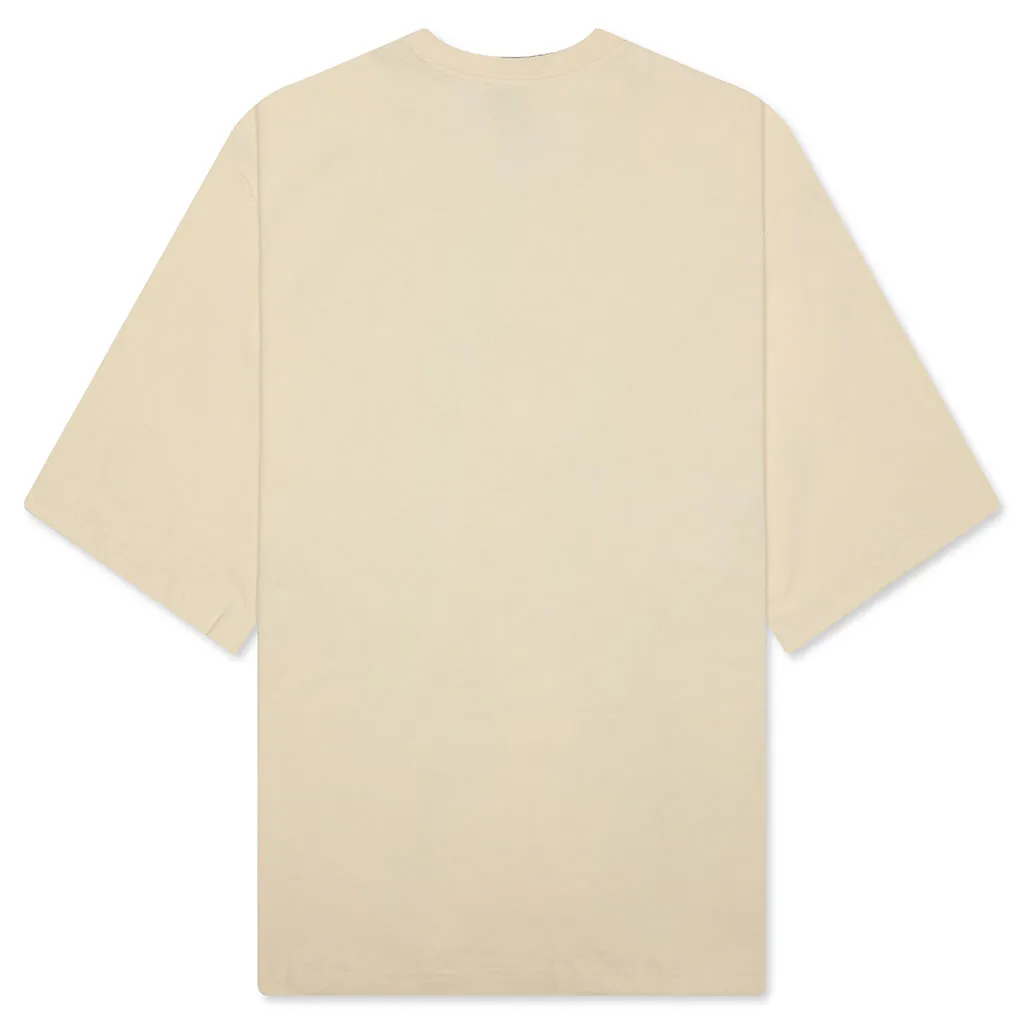 B-Summer Embroidery Box Tee - Bone