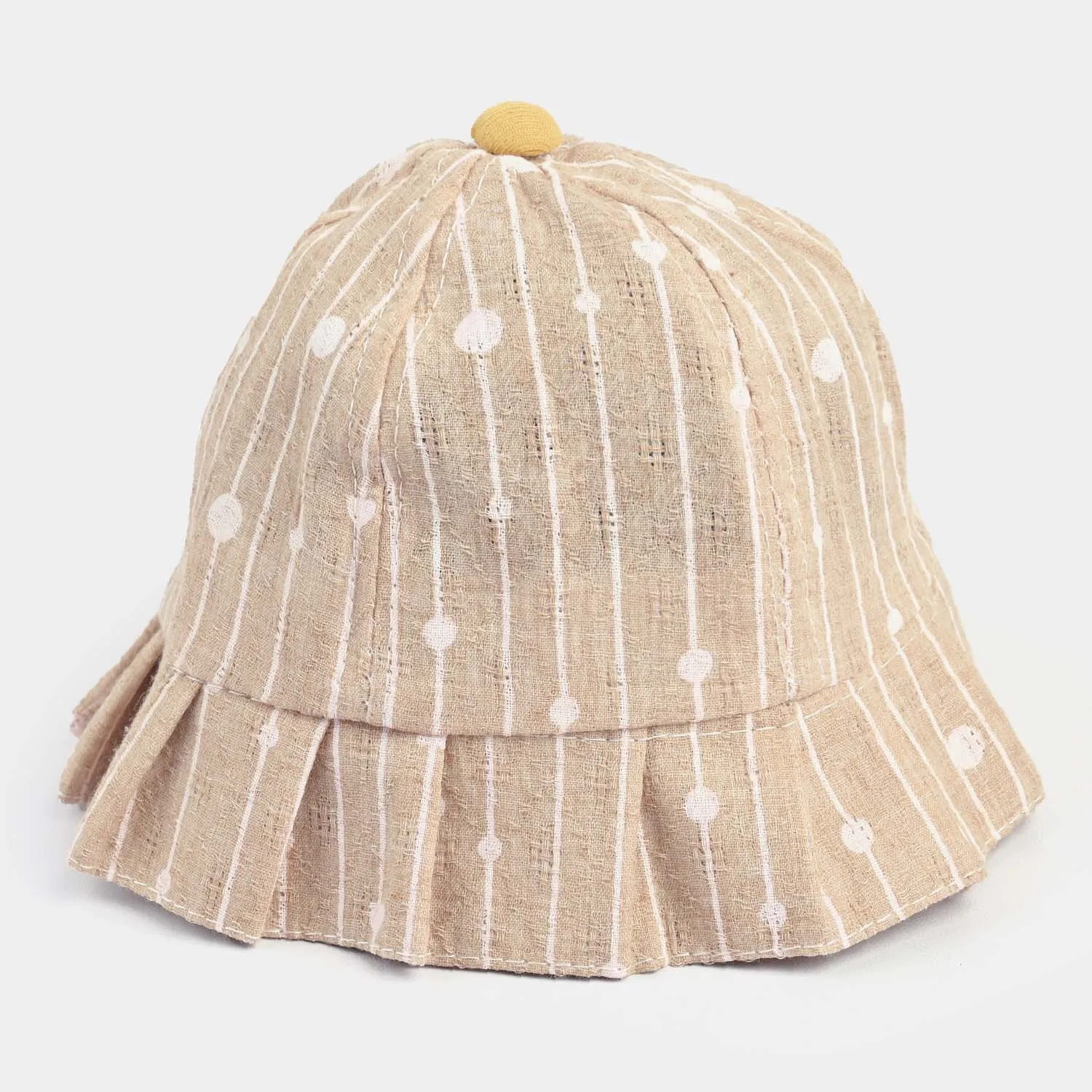 Baby Girls Round Cap | 6M 