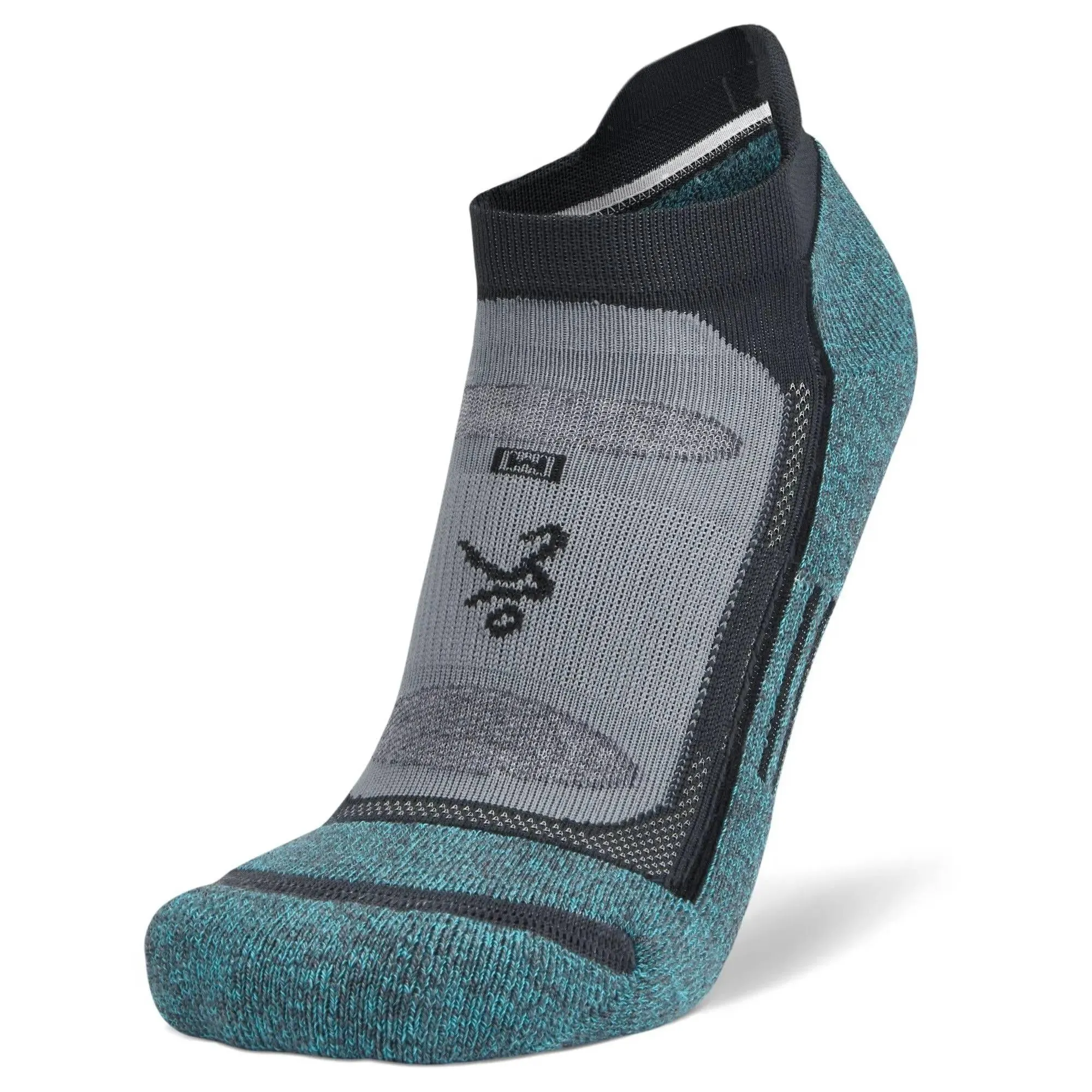 Balega Blister Resister No Show Socks - Grey/Blue