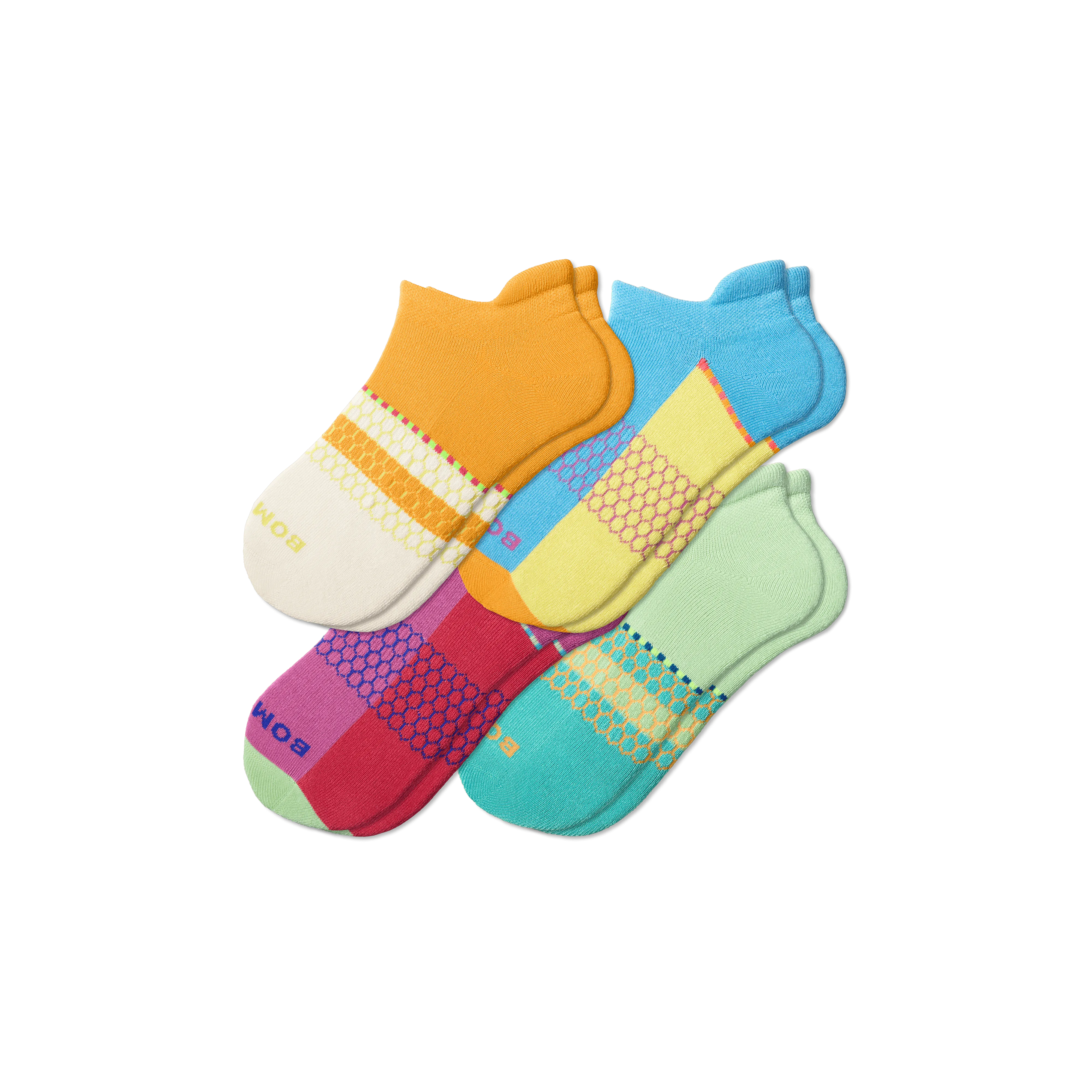 Black Hive Collection Ankle Sock 4-Pack