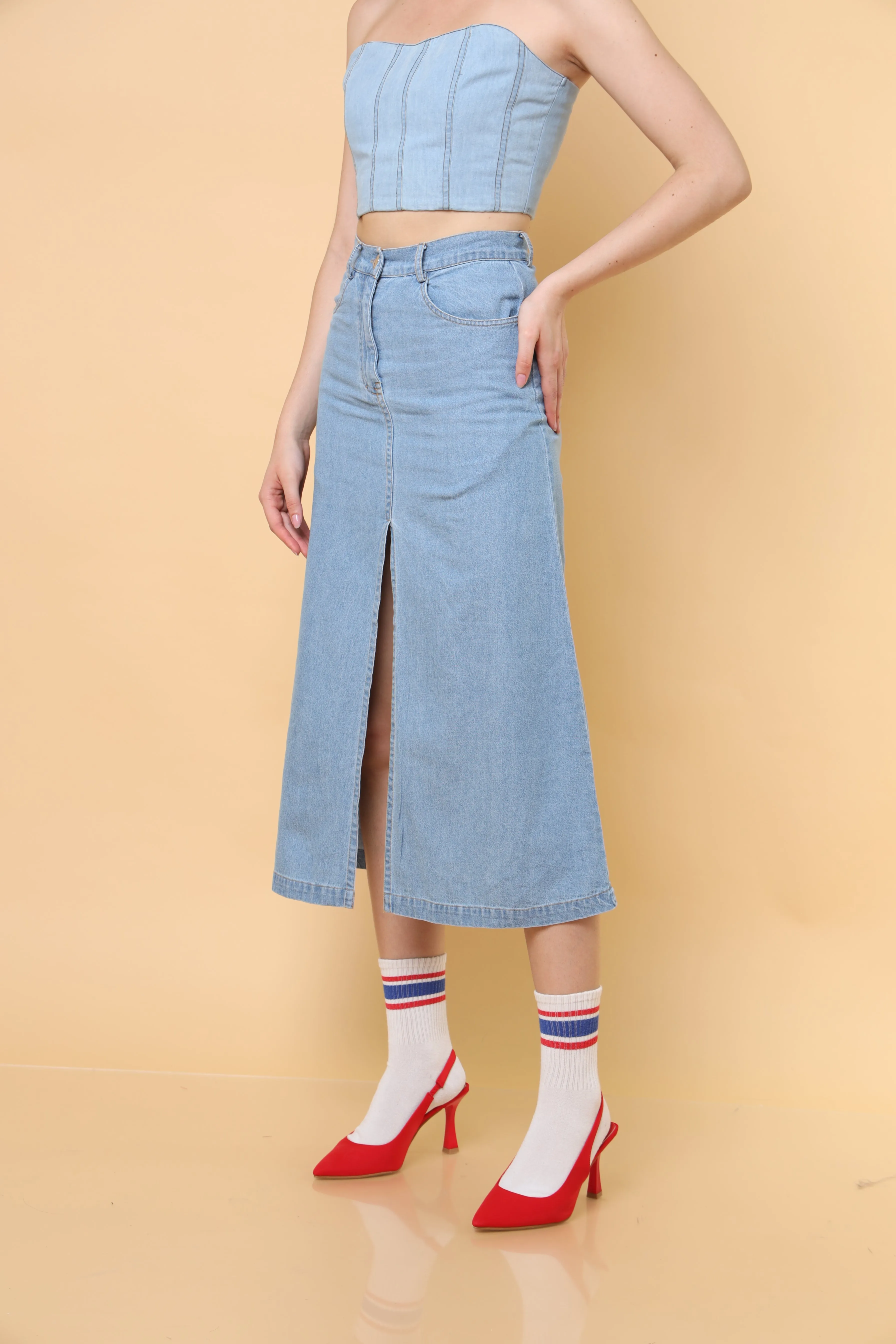 Candace Denim Skirt