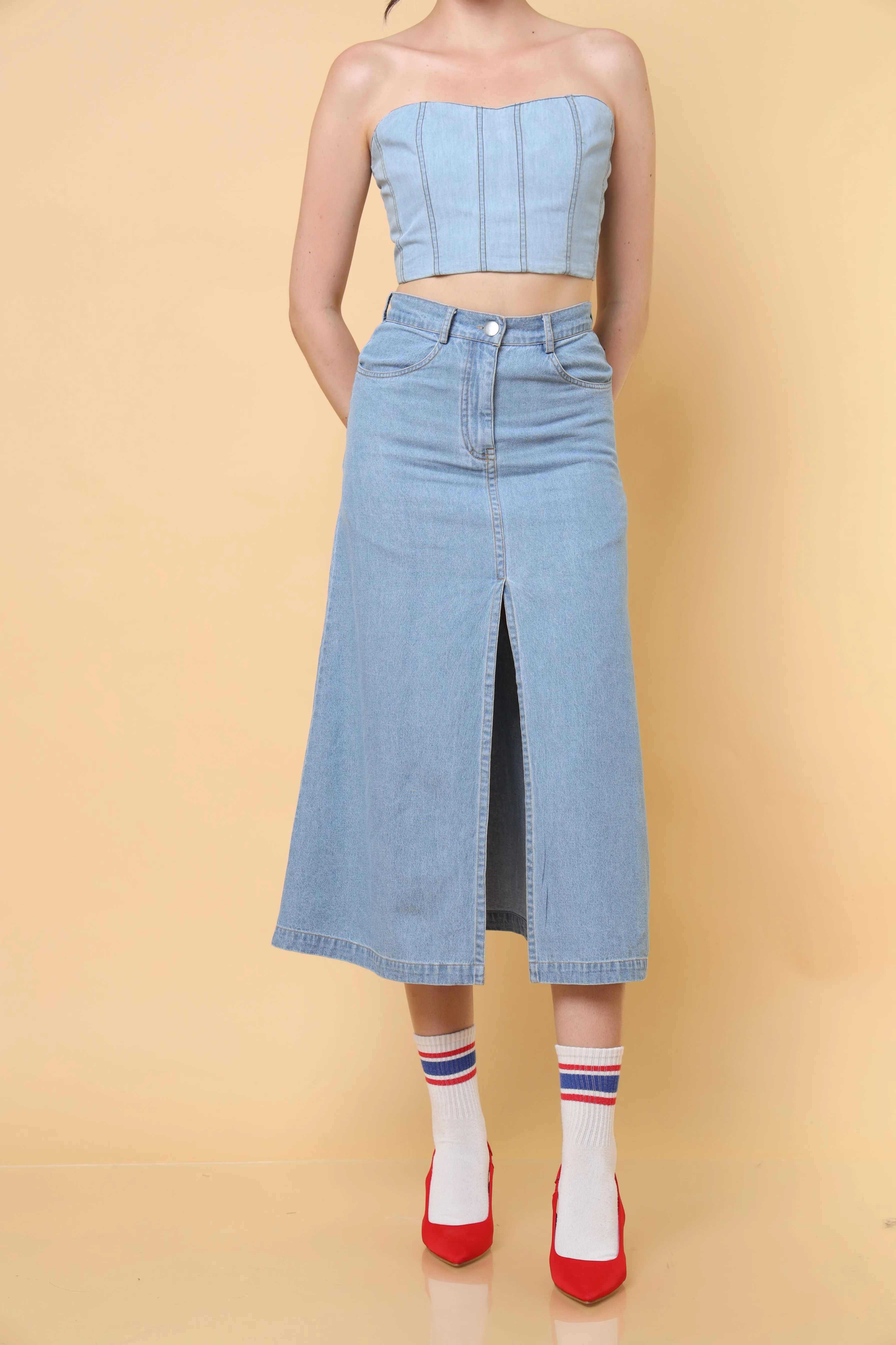 Candace Denim Skirt