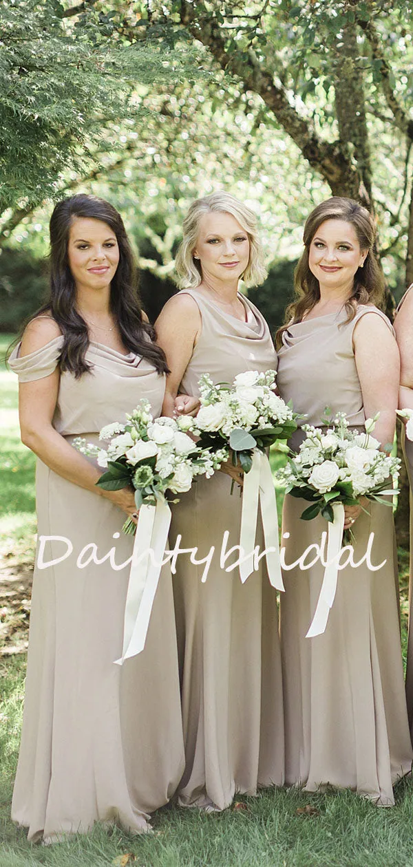 Charming Sleeveless Floor-length Long Bridesmaid Dresses.DB10752