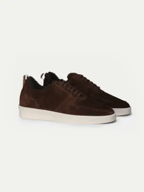 Chocolate Shearling Bayside Sneaker