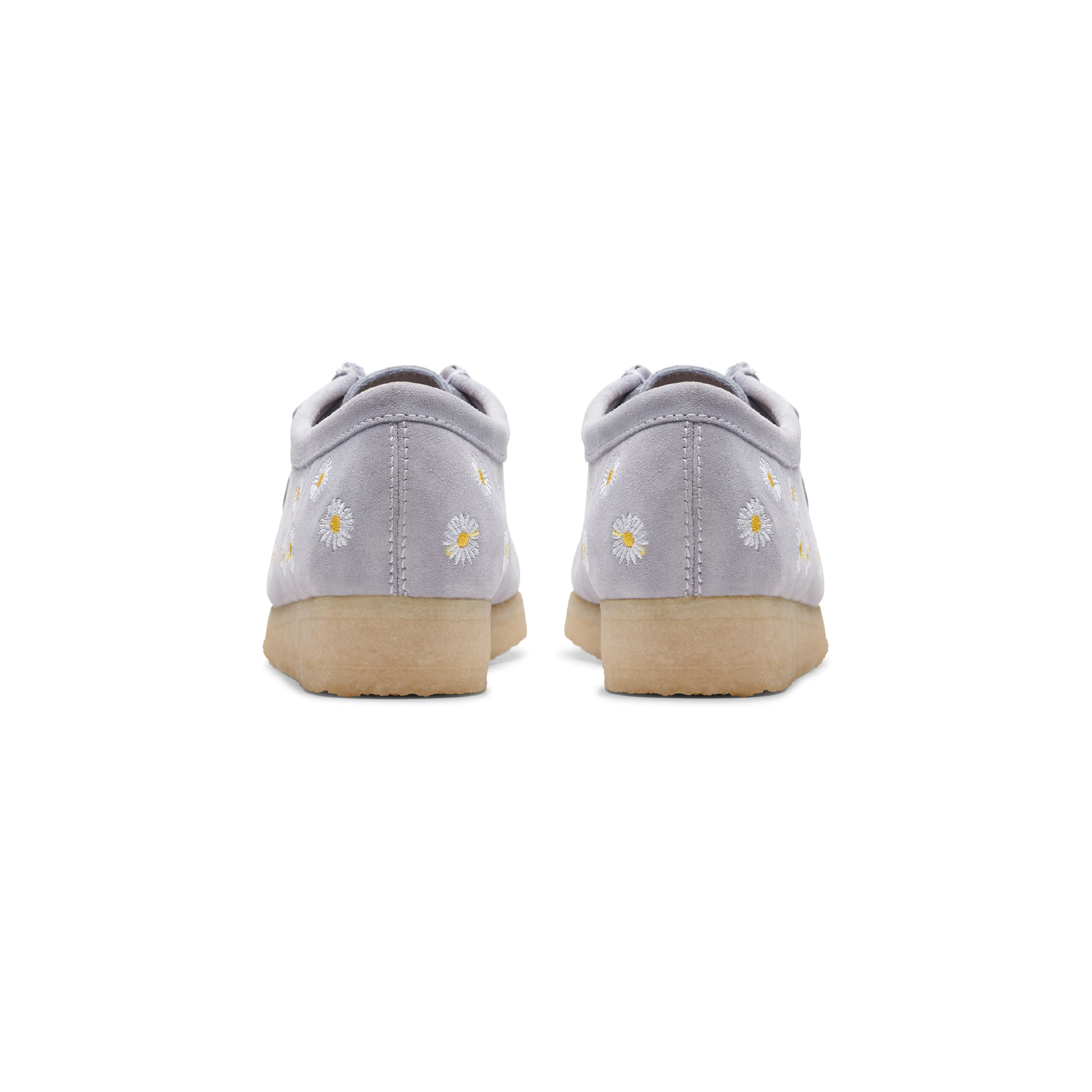 Clarks Wallabe Cloud Grey Emb