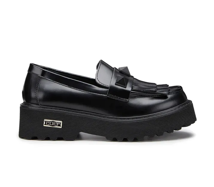 Cult Scarpa women's moccasin with stud Slash 3487 black