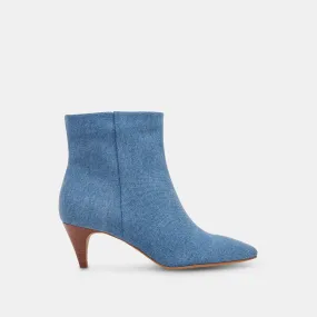 Blue Denim Booties for Women - Stylish and Comfortable Footwear