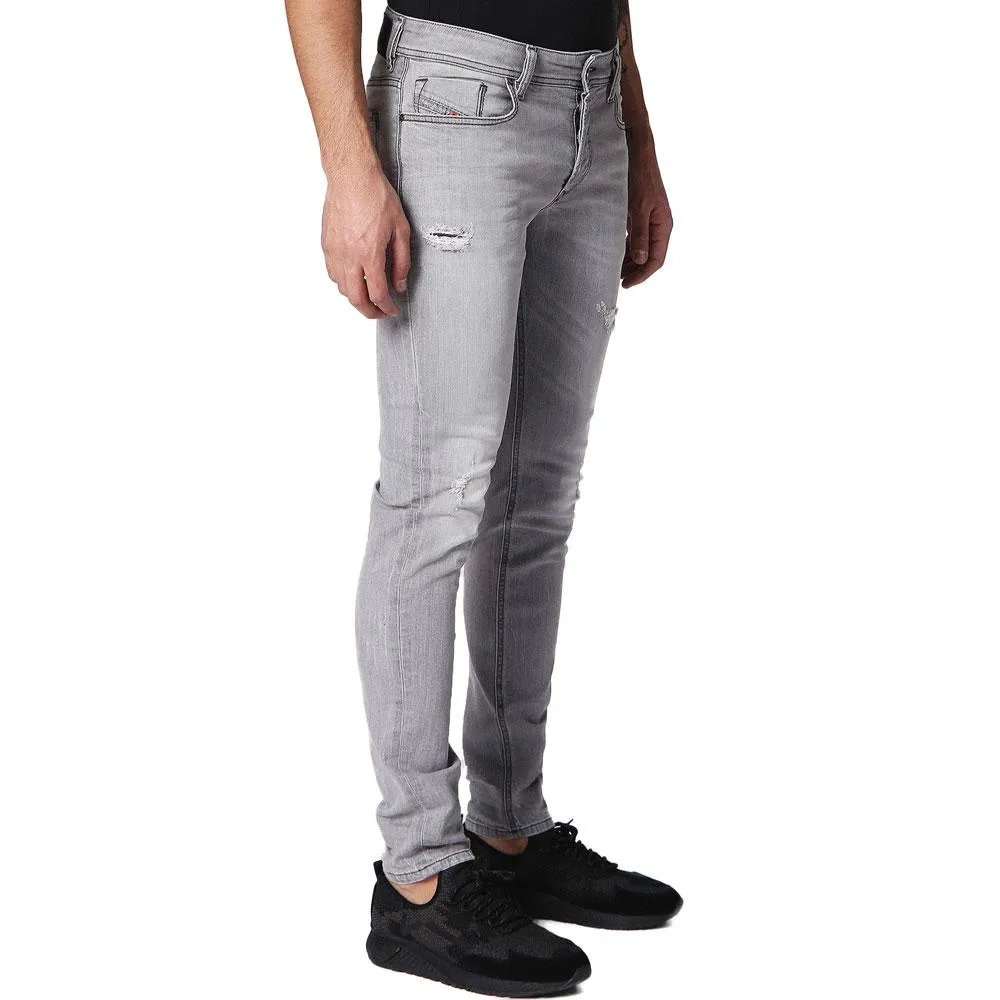 Diesel Sleenker 084RZ Skinny Jeans - Grey