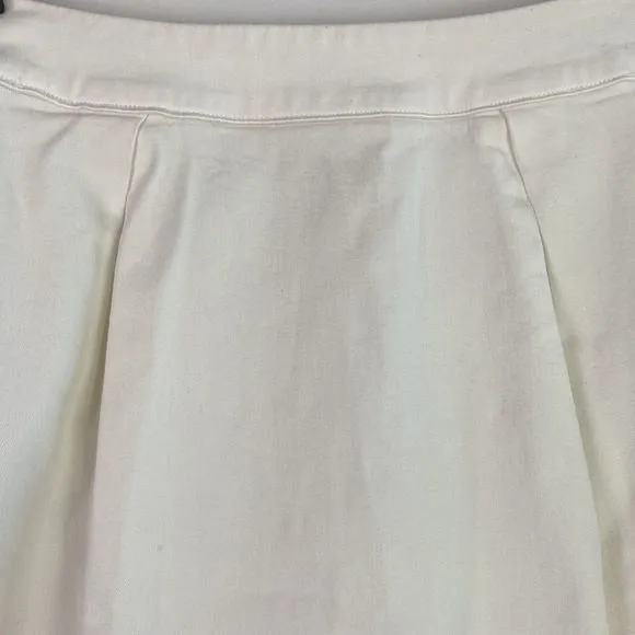 DolceAndGabbana White Denim Skirt