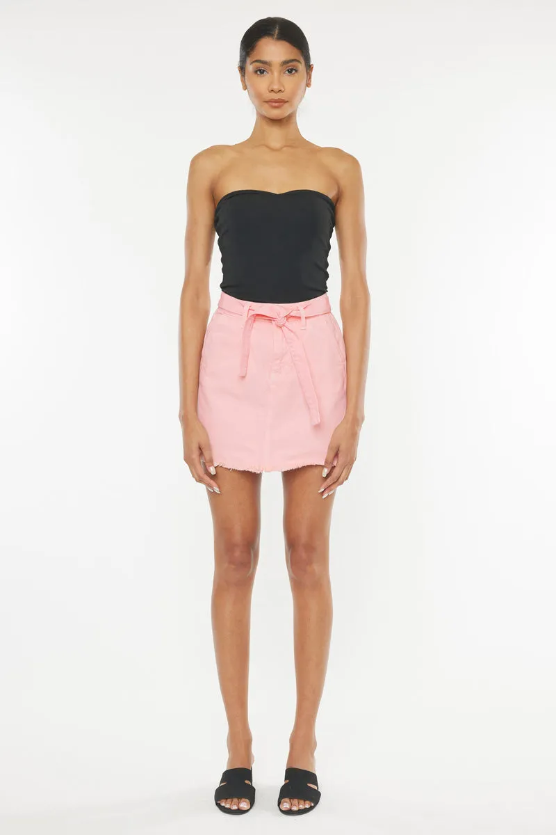 Eleanor Belted Mini Skirt