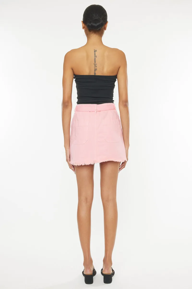 Eleanor Belted Mini Skirt