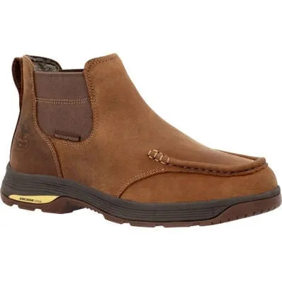 Georgia Men's Athens Superlyte WP Chelsea Work Boot -Brown- GB00548