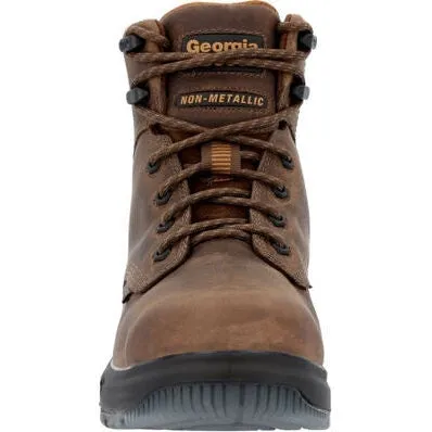 Georgia Men's Flxpoint Ultra 6" WP Comp Toe Work Boot -Brown- GB00552