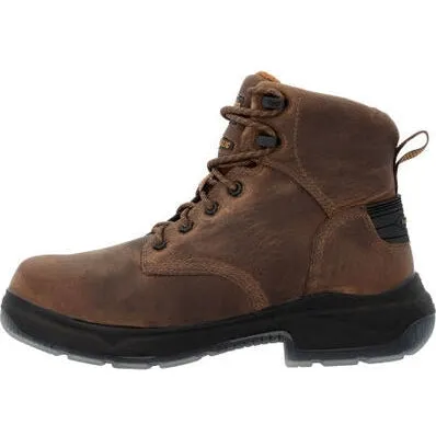 Georgia Men's Flxpoint Ultra 6" WP Comp Toe Work Boot -Brown- GB00552