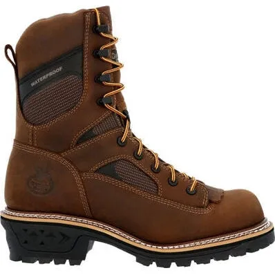 Georgia Men's Ltx Logger 9 Soft Toe WP Work Boot -Horse- GB00616