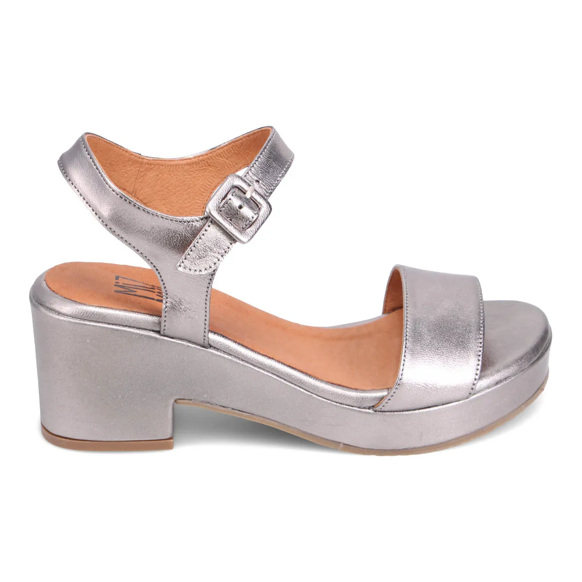 Gillie Metallic Heeled Sandal