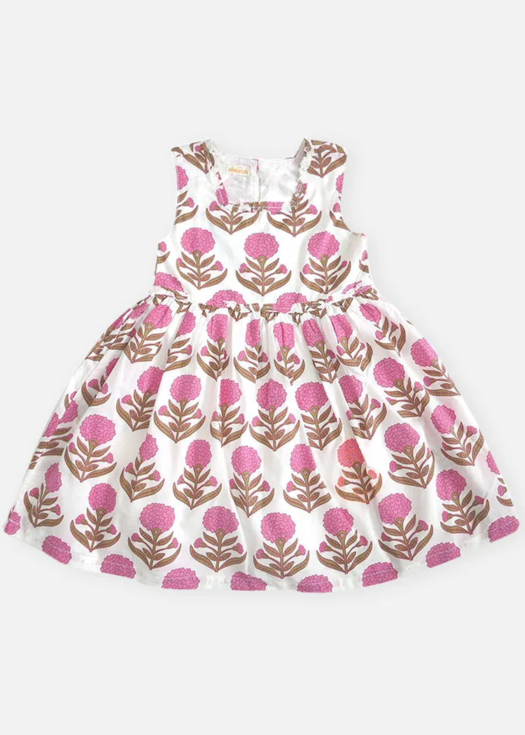 Girls Floral Dress - Kamla Genda