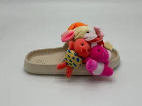 GRETTA67 - NUDE STUFFED ANIMAL SANDALS