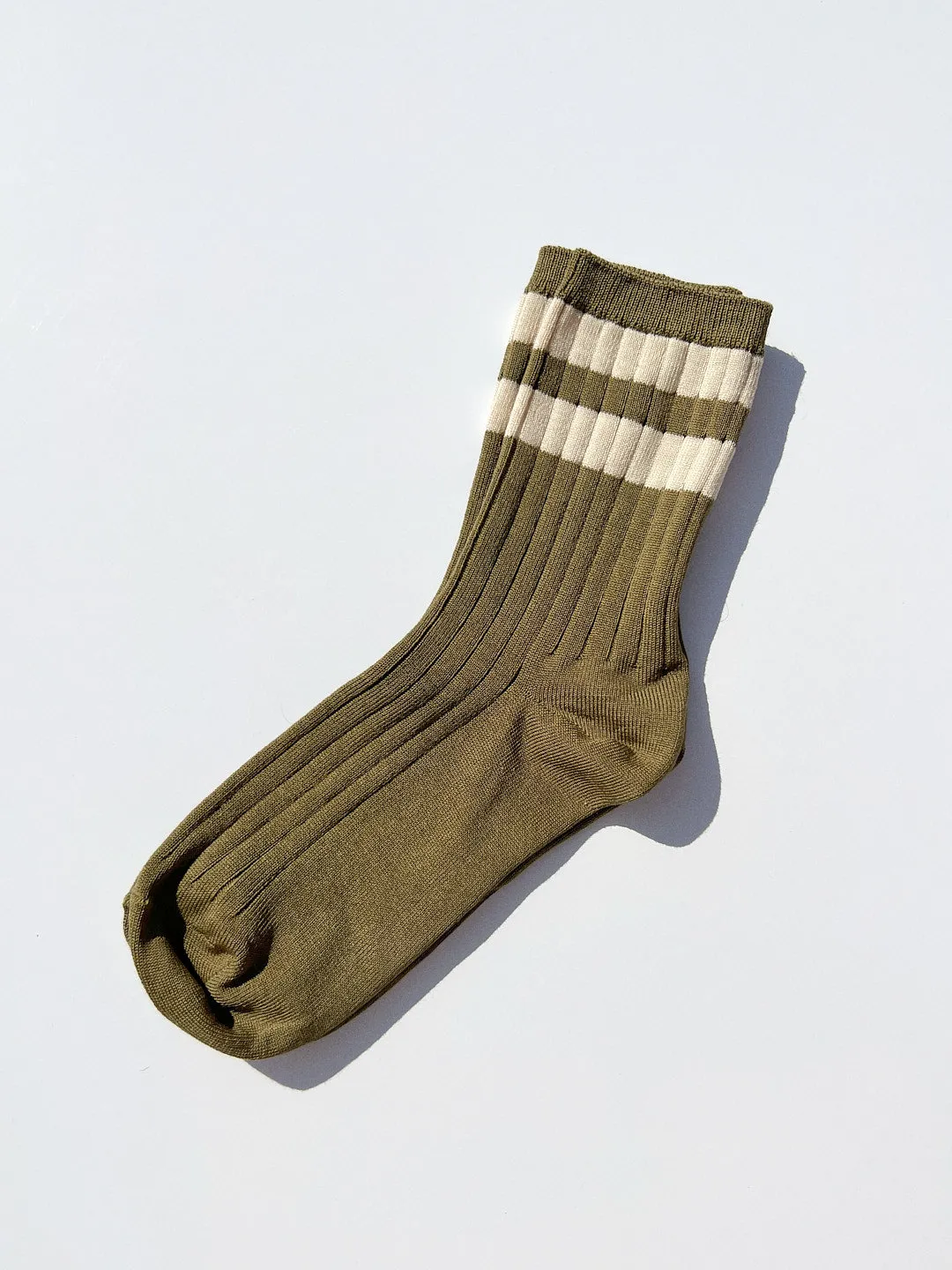 Her Varsity Sock - Fern