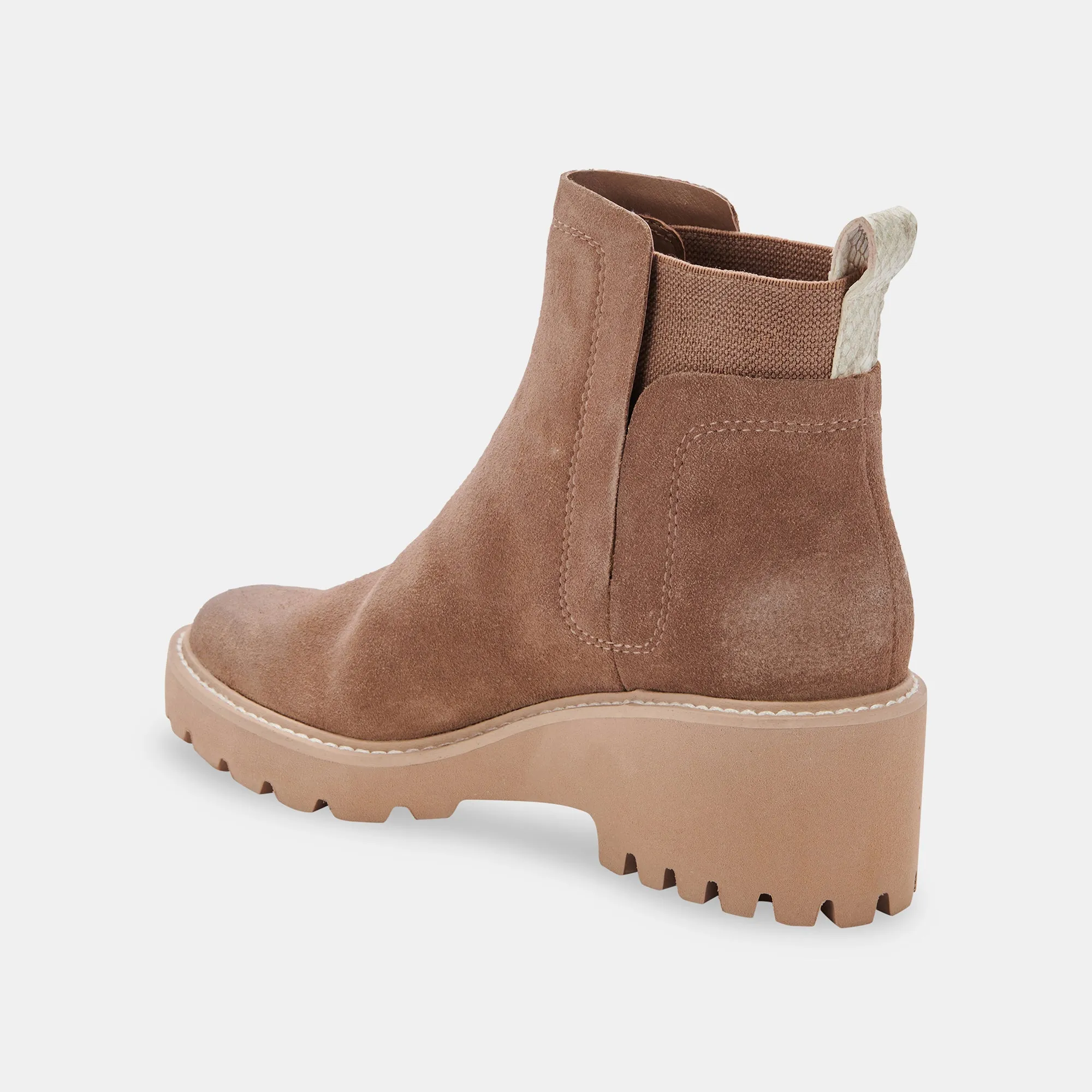 HUEY H2O WIDE BOOTIES MUSHROOM SUEDE