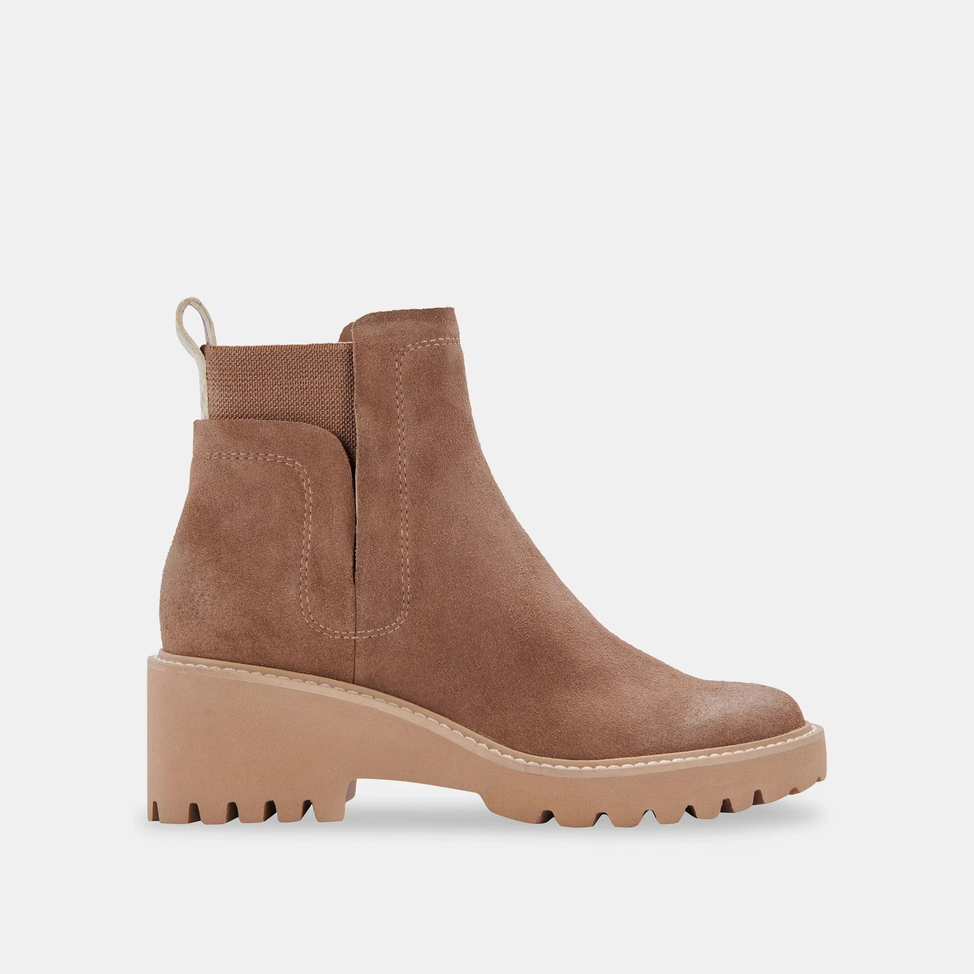 HUEY H2O WIDE BOOTIES MUSHROOM SUEDE