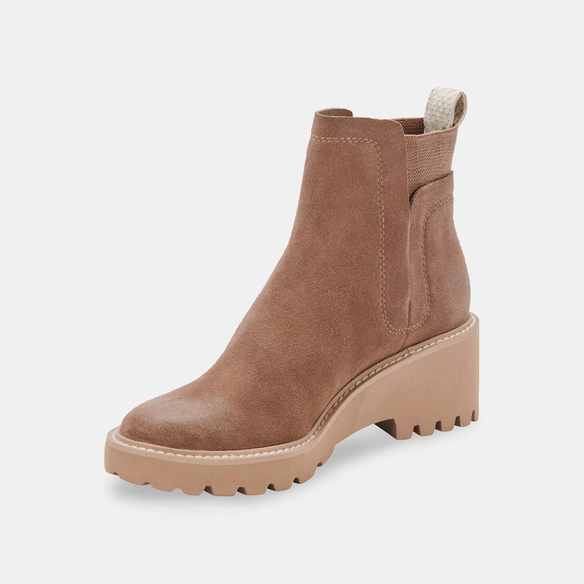 HUEY H2O WIDE BOOTIES MUSHROOM SUEDE