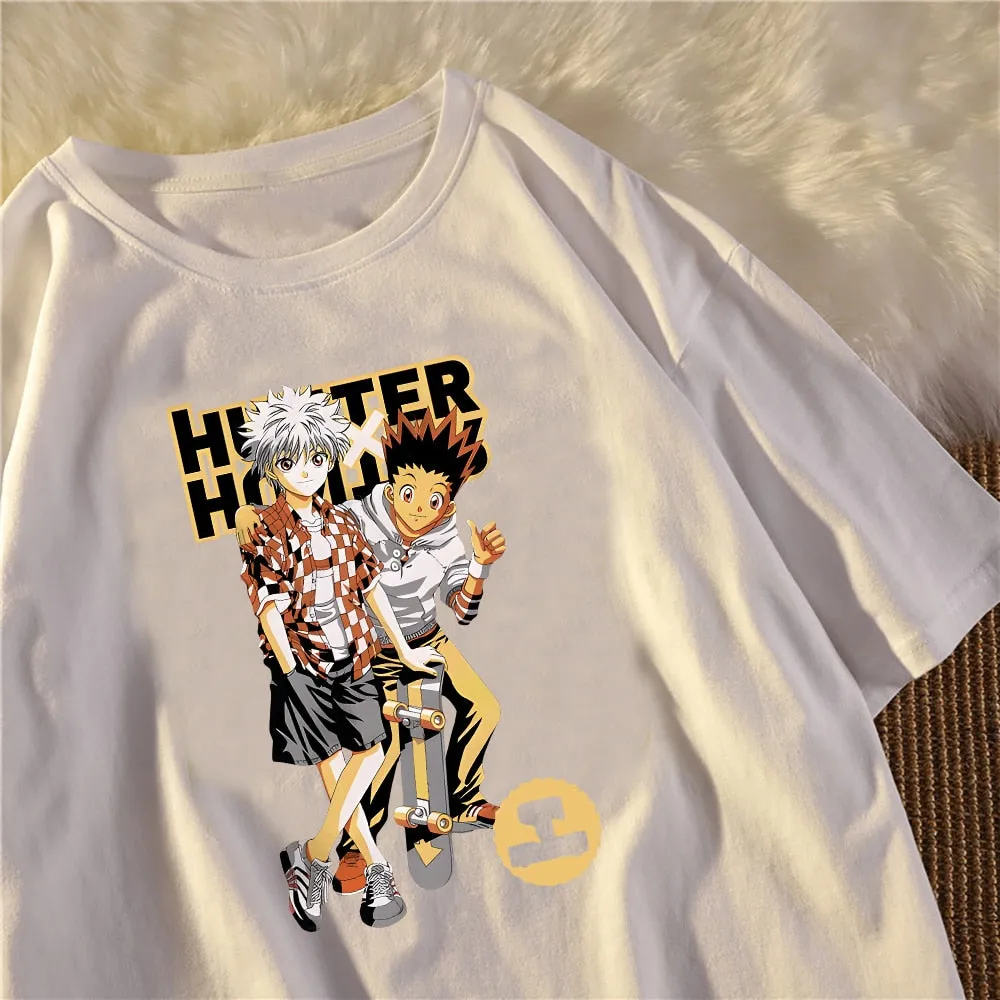 Hunter X Hunter Gon and Killua Cool Anime T-Shirt High Quality