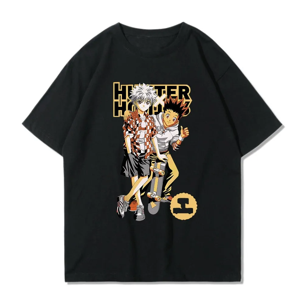 Hunter X Hunter Gon and Killua Cool Anime T-Shirt High Quality