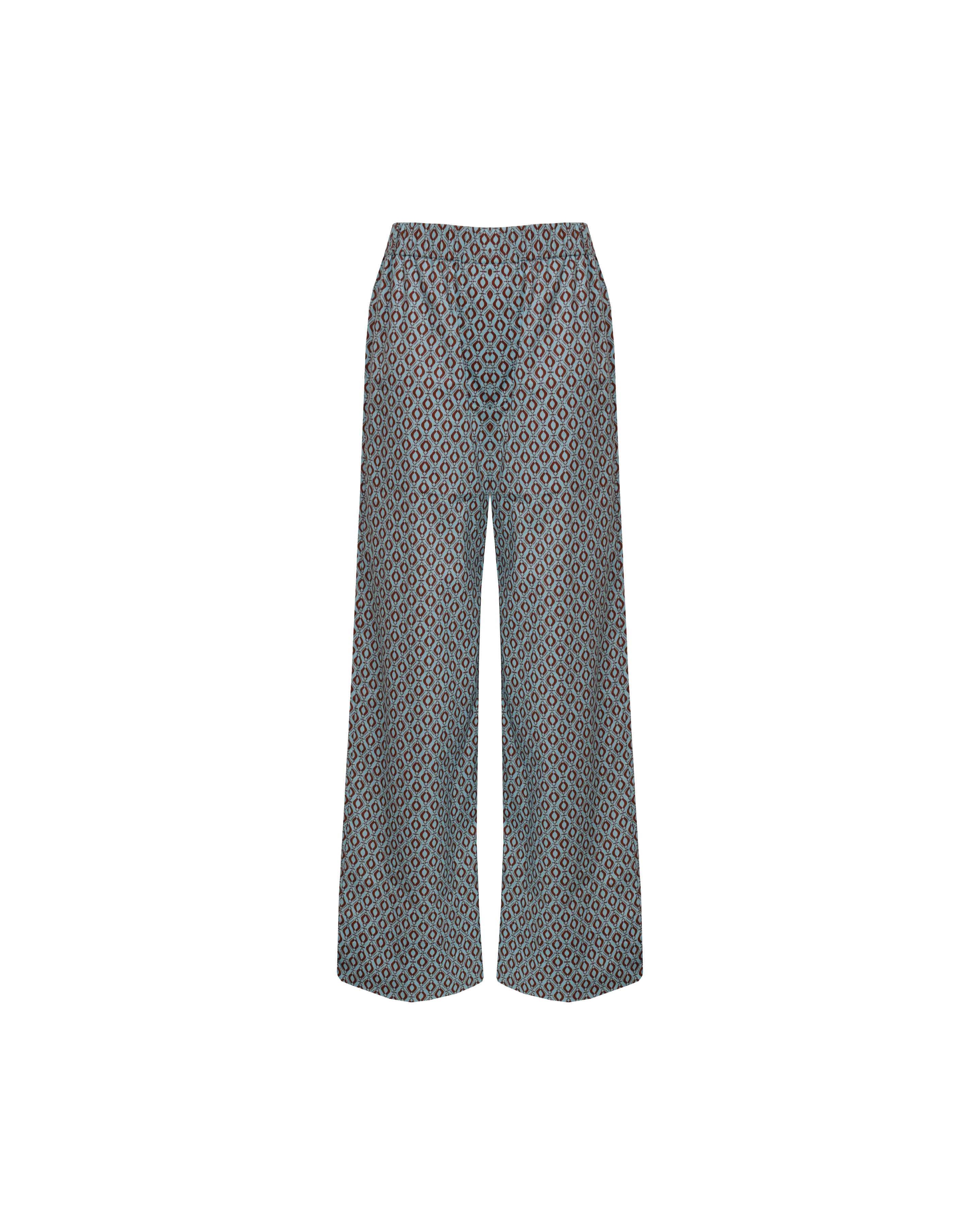 JEAN PANT GEOMETRIC PRINT