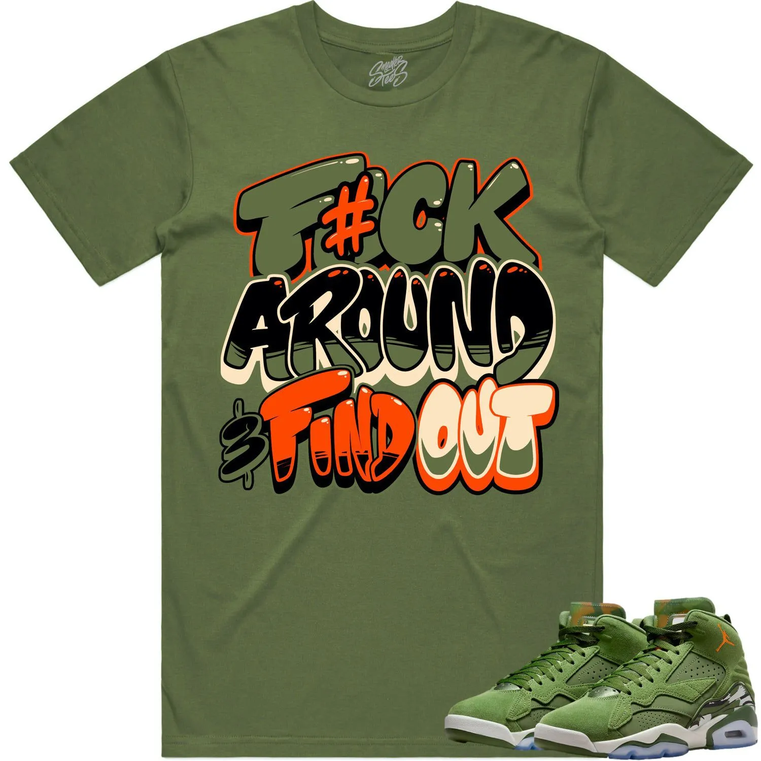 Jordan MVP 678 Sky J Olive Shirt to Match - CELADON F#CK