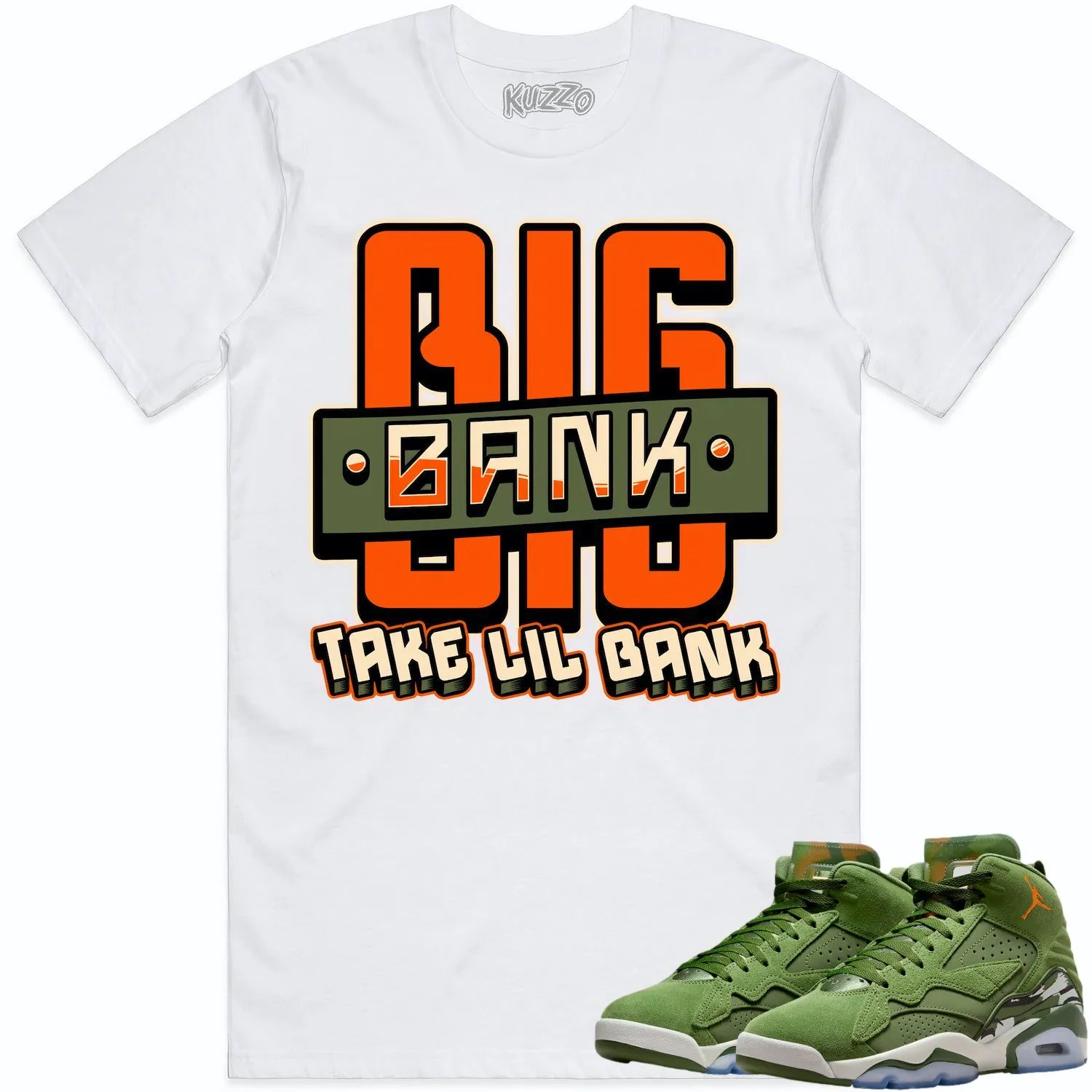 Jordan MVP Olive Sky J Shirt to Match - CELADON BIG BANK