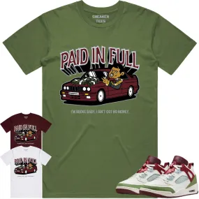 Jordan Spizike Year of the Dragon Shirt to Match - BURGUNDY PAID