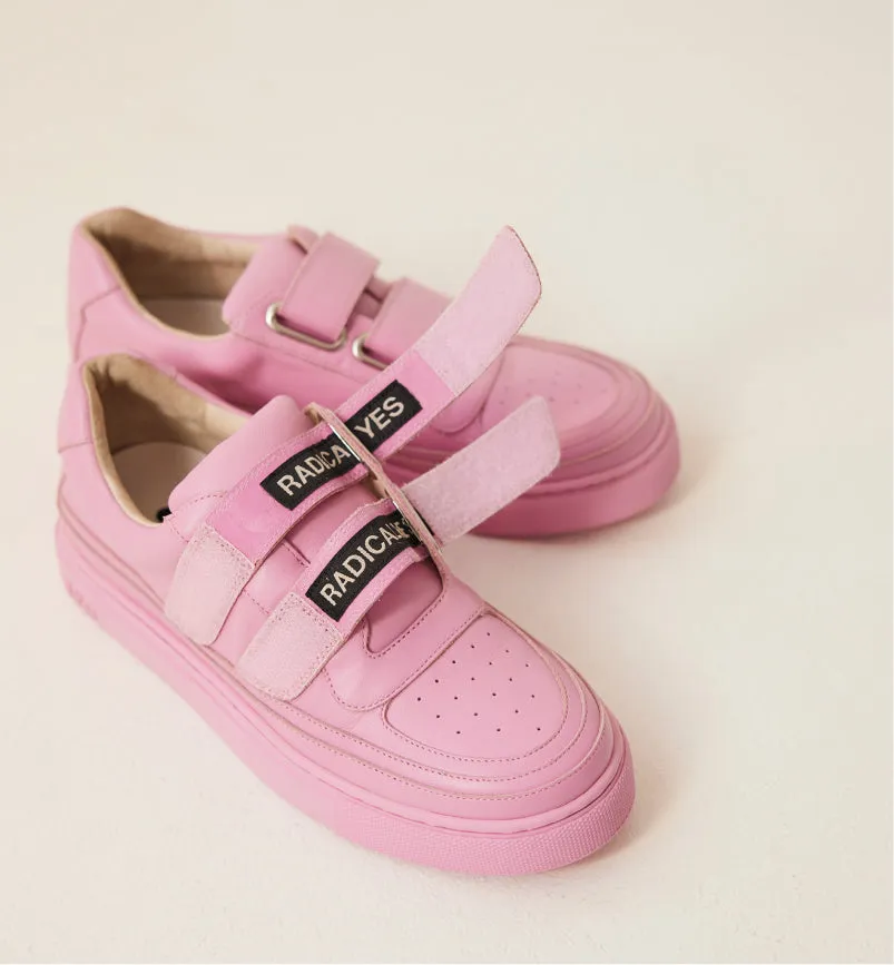 Journey 3.0 Leather Velcro Trainer | Wild Rose