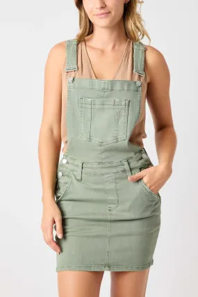 Judy Blue High-Waisted Dyed Denim Skirt Overall