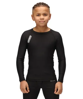 Kids Nova Rash Guard - Black