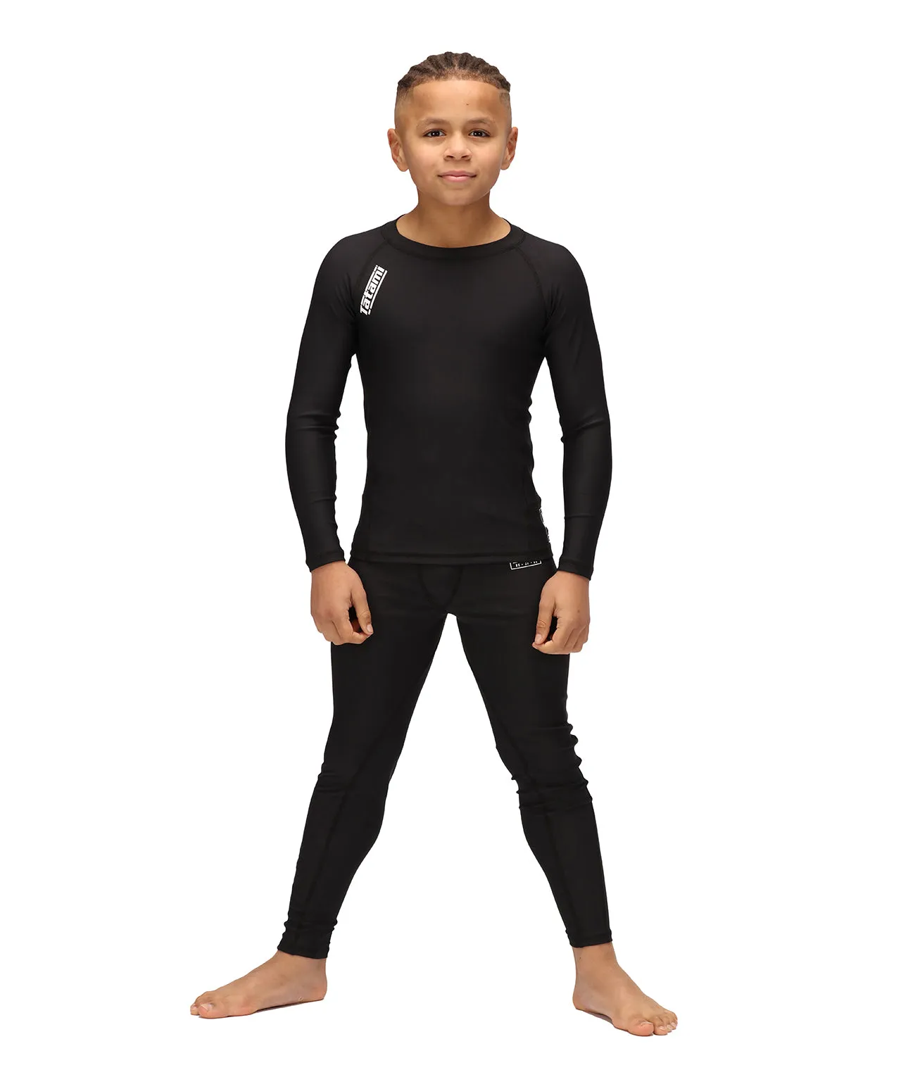 Kids Nova Rash Guard - Black