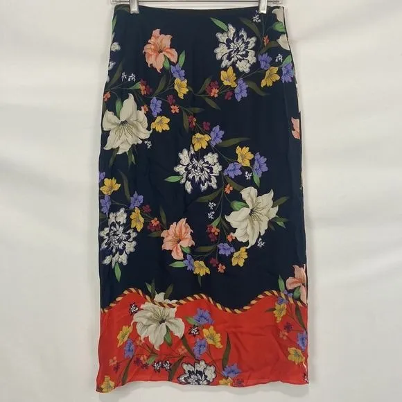 Kobi HalperinNWT Multi Floral Print Skirt