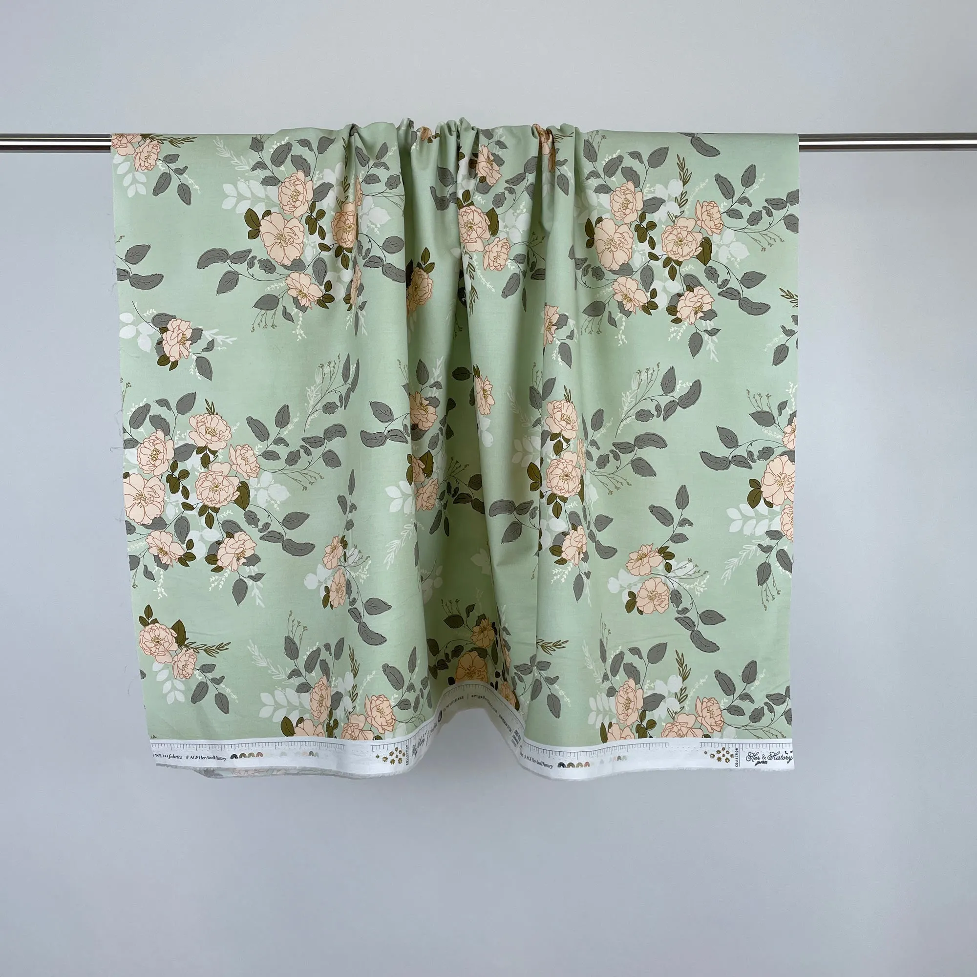 Lightweight Cotton Poplin in Marrell's Secret Garden